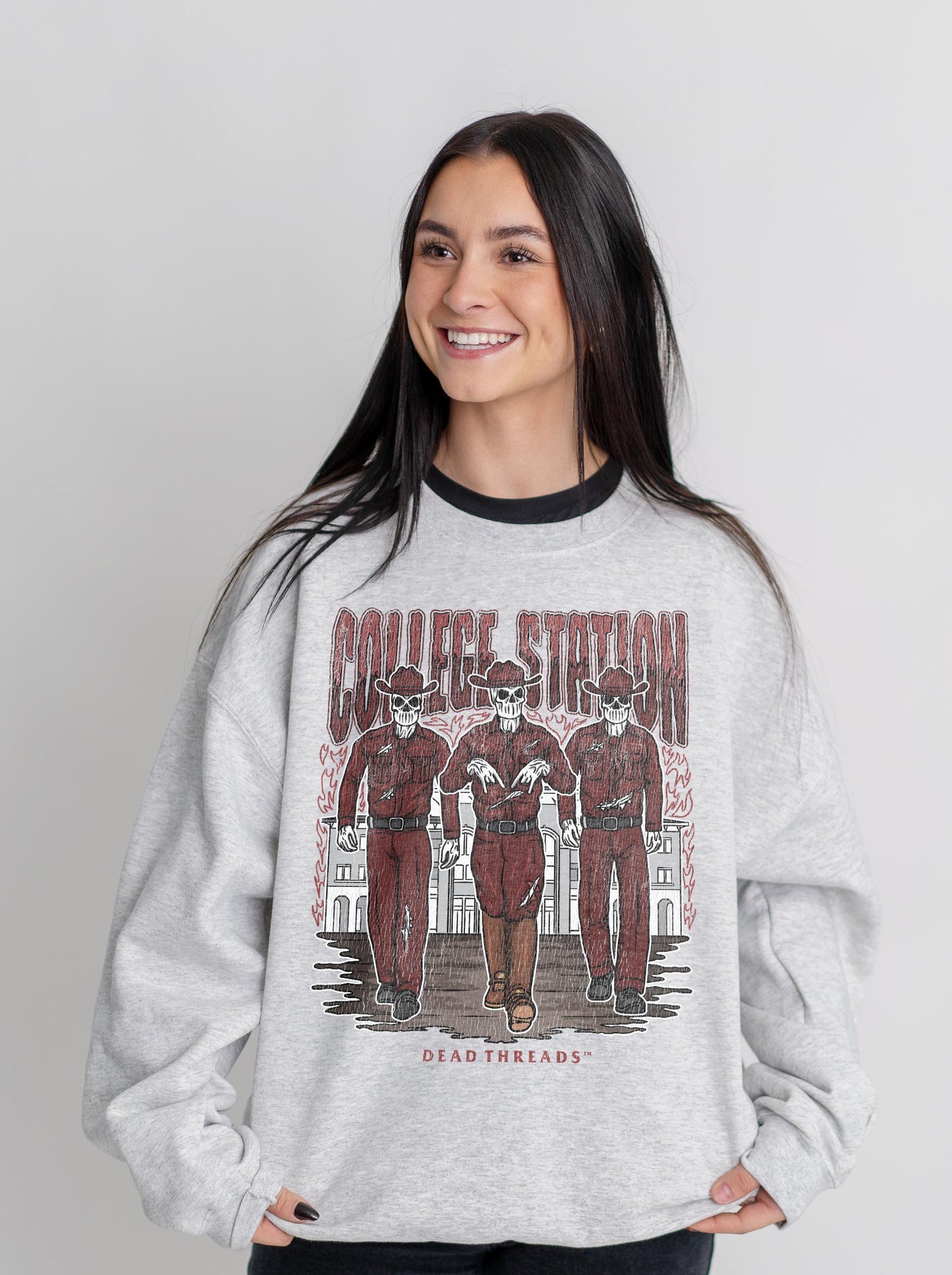 COLLEGE STATION CREWNECK SWEATSHIRT