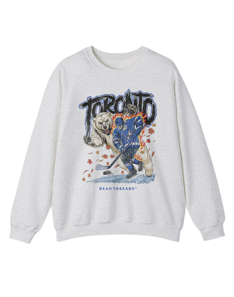 TORONTO HOCKEY CREWNECK SWEATSHIRT