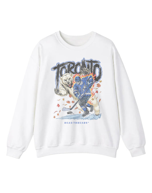 TORONTO HOCKEY CREWNECK SWEATSHIRT