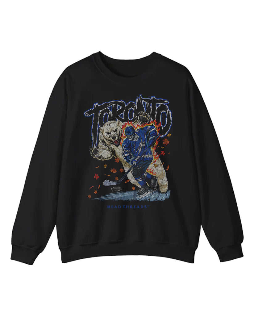 TORONTO HOCKEY CREWNECK SWEATSHIRT