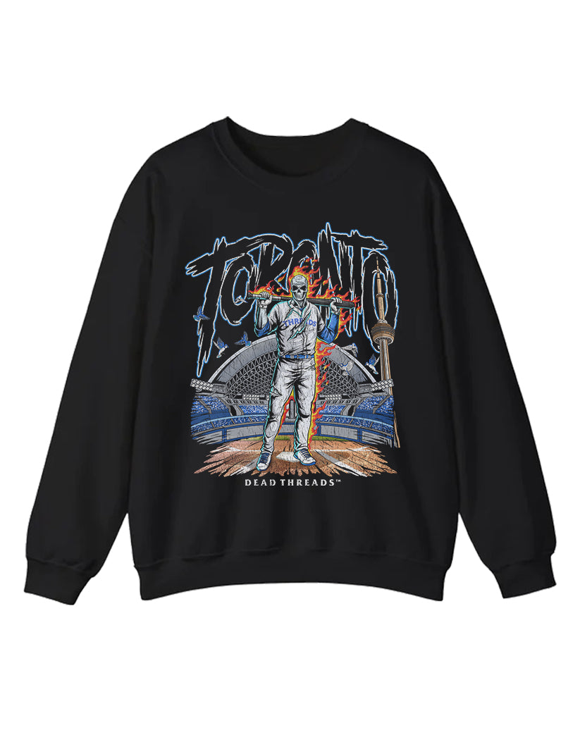 TORONTO BASEBALL CREWNECK SWEATSHIRT