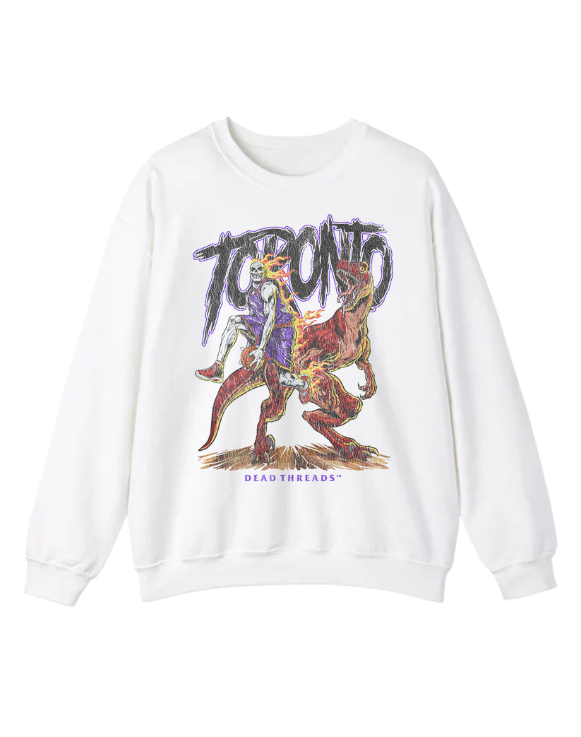 TORONTO BASKETBALL CREWNECK SWEATSHIRT
