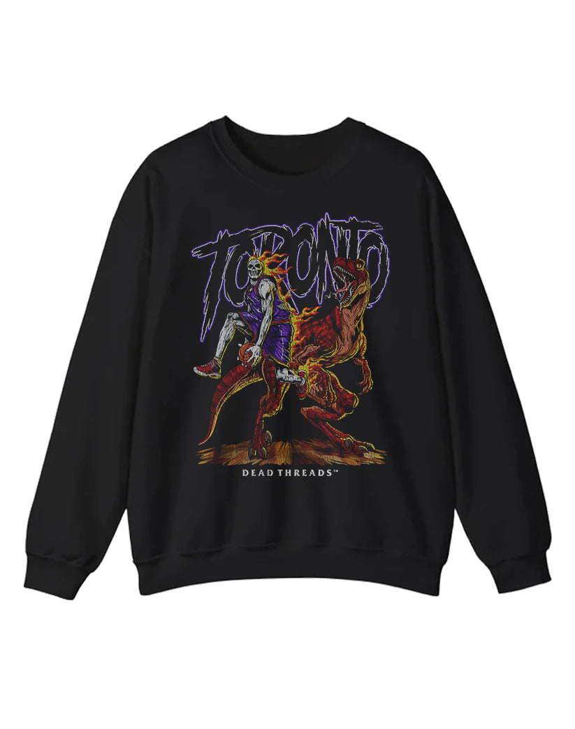 TORONTO BASKETBALL CREWNECK SWEATSHIRT