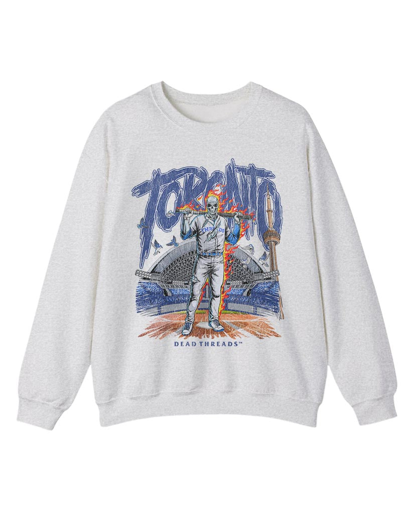 TORONTO BASEBALL CREWNECK SWEATSHIRT