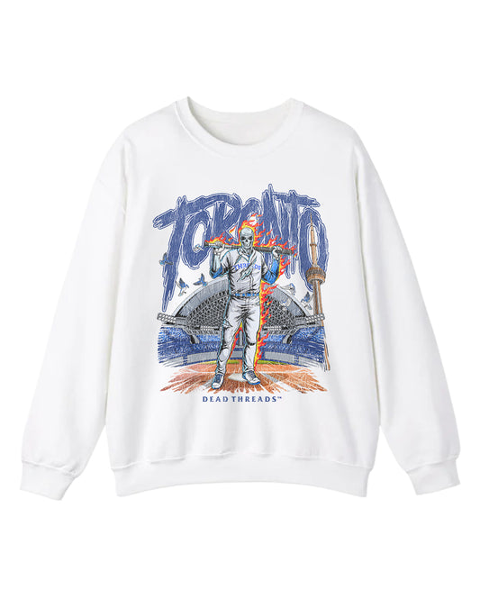 TORONTO BASEBALL CREWNECK SWEATSHIRT