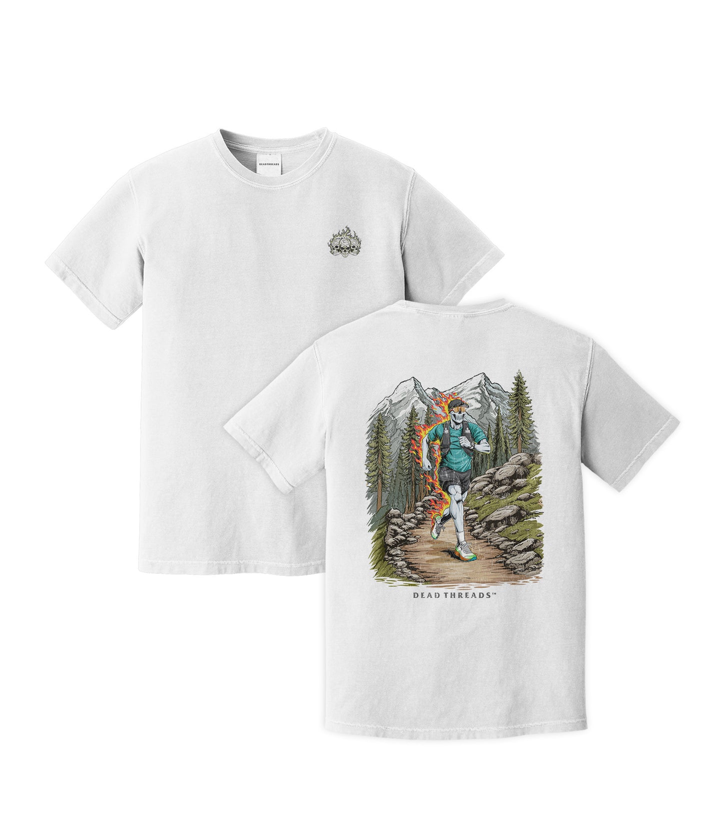ENTRAIL RUN - “3 SKULL” PREMIUM T-SHIRT