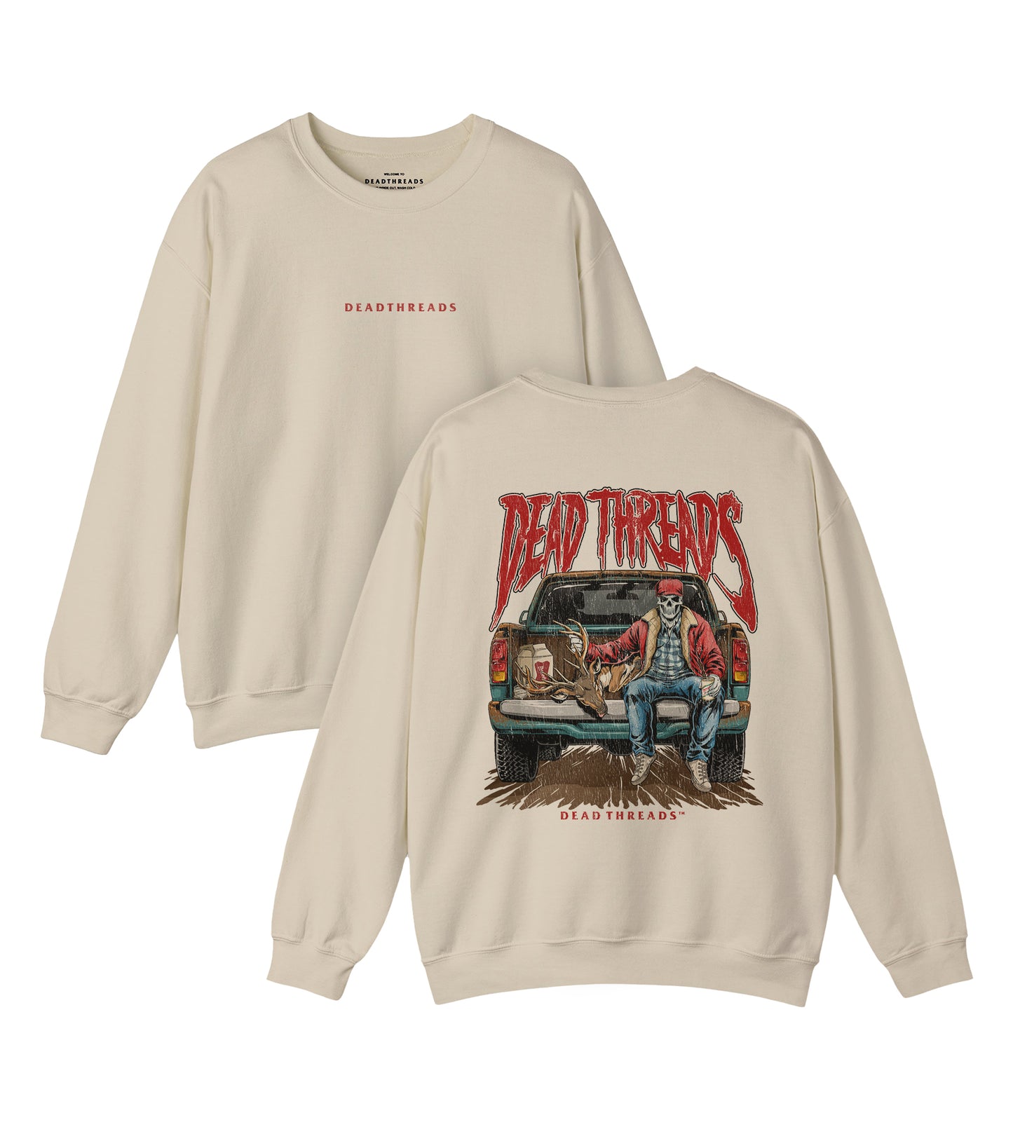 TRUCK BED - “DT ESSENTIAL" CREWNECK SWEATSHIRT