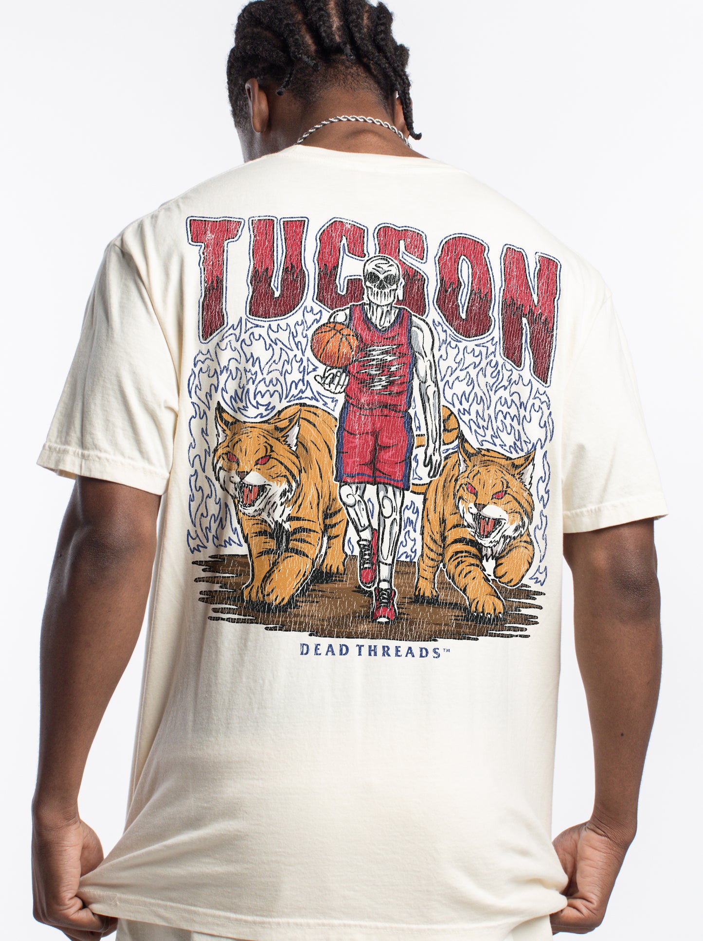 TUCSON BASKETBALL - “3 SKULL” PREMIUM T-SHIRT