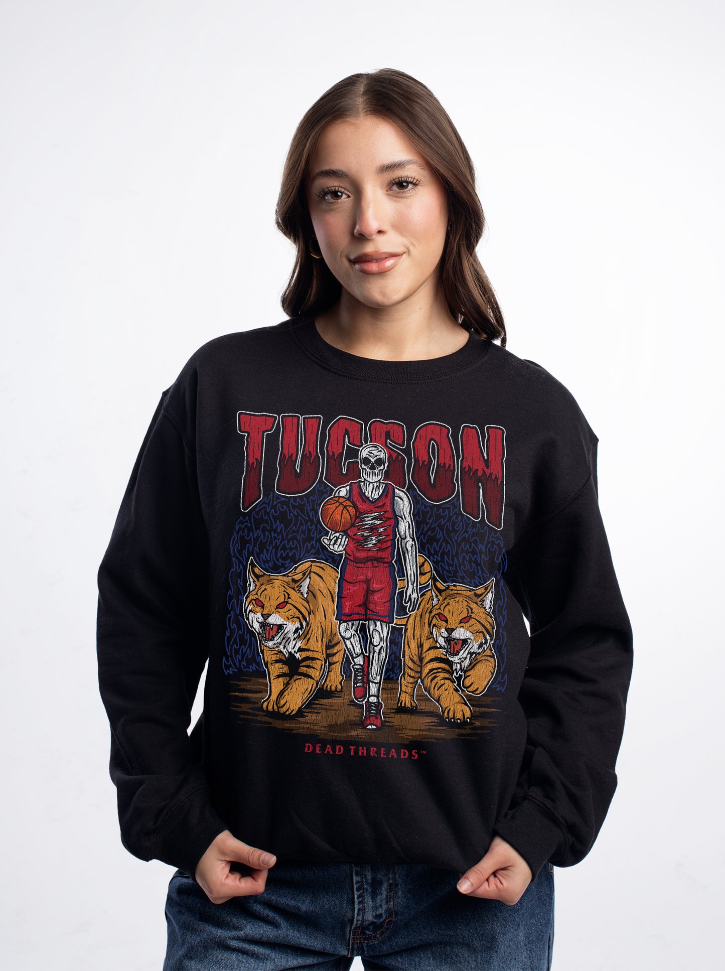 TUCSON BASKETBALL CREWNECK SWEATSHIRT