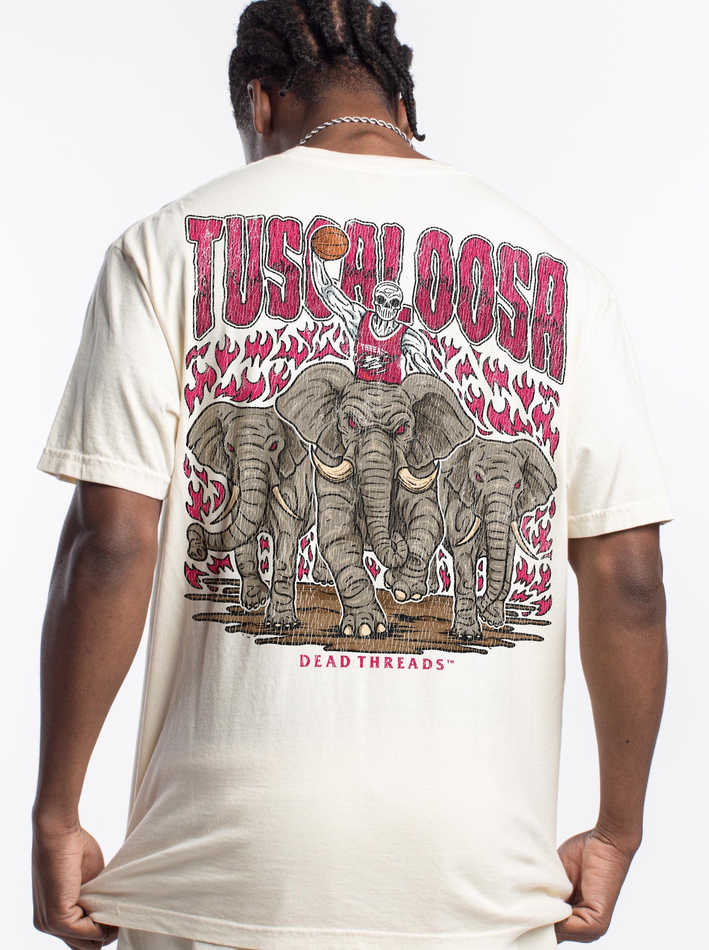 TUSCALOOSA BASKETBALL - “3 SKULL” PREMIUM T-SHIRT