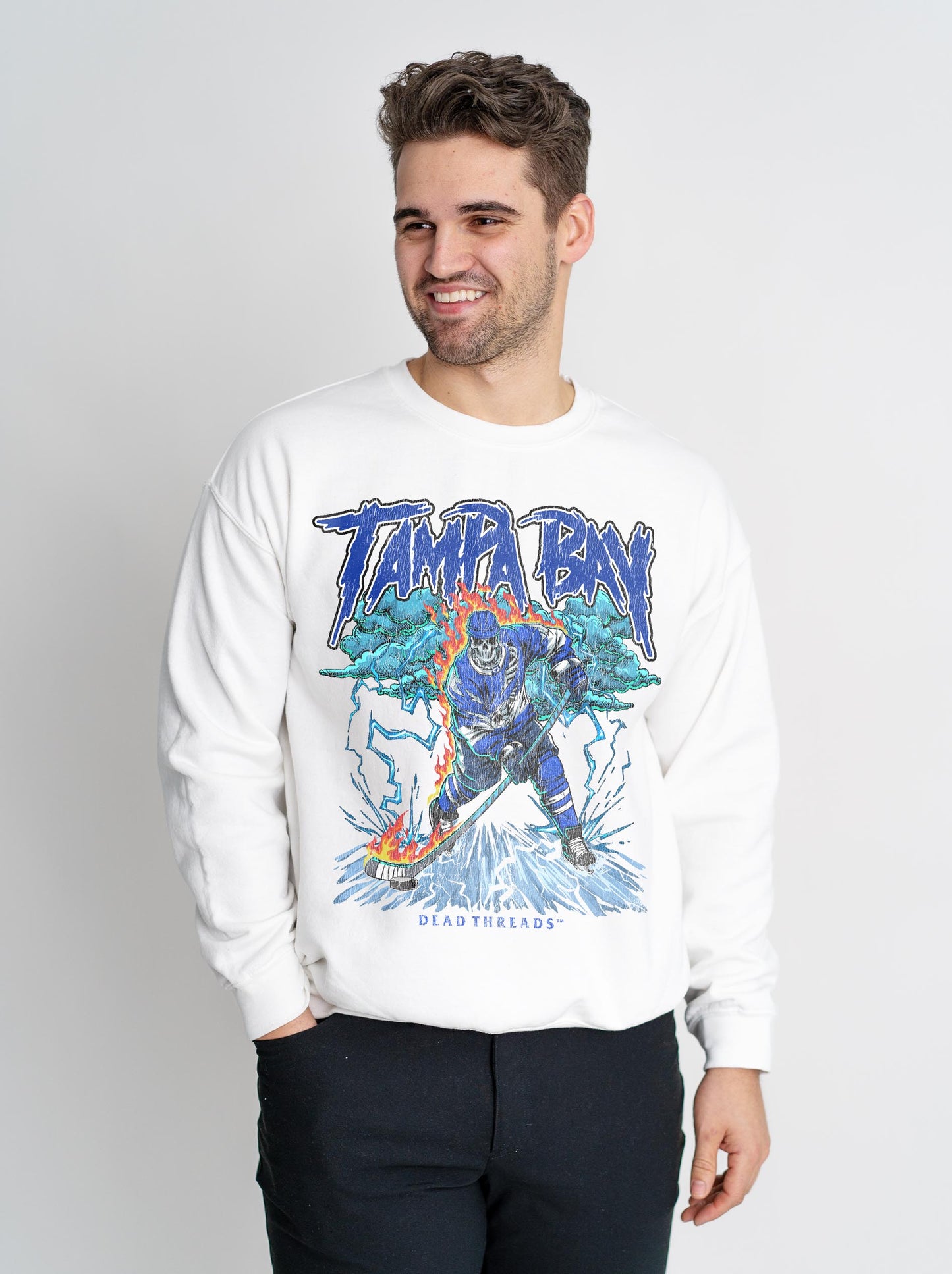 TAMPA BAY HOCKEY CREWNECK SWEATSHIRT