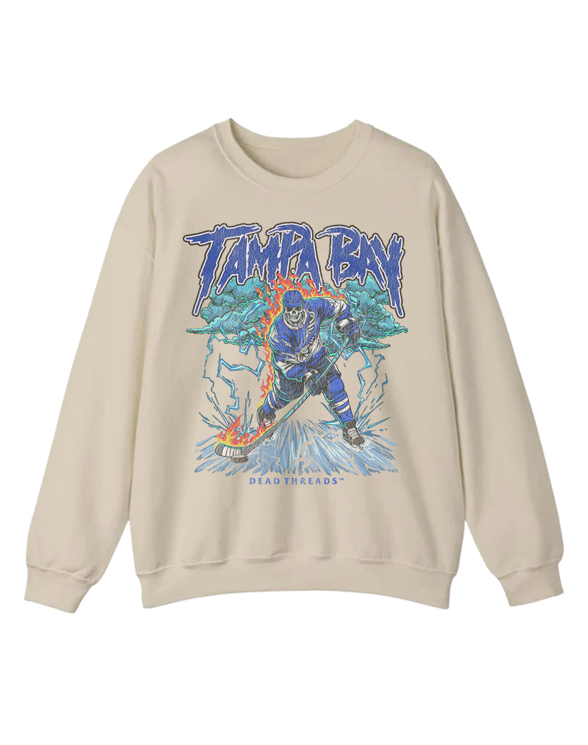 TAMPA BAY HOCKEY CREWNECK SWEATSHIRT