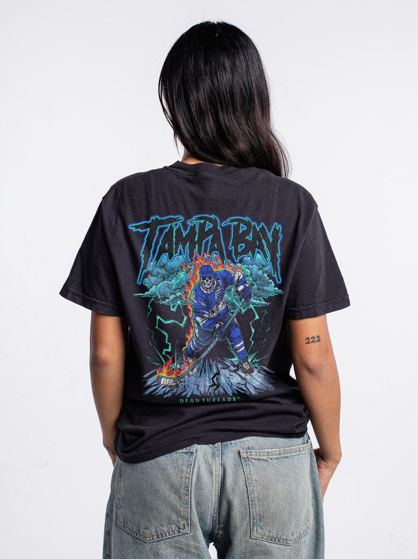 TAMPA BAY HOCKEY - “3 SKULL” PREMIUM T-SHIRT