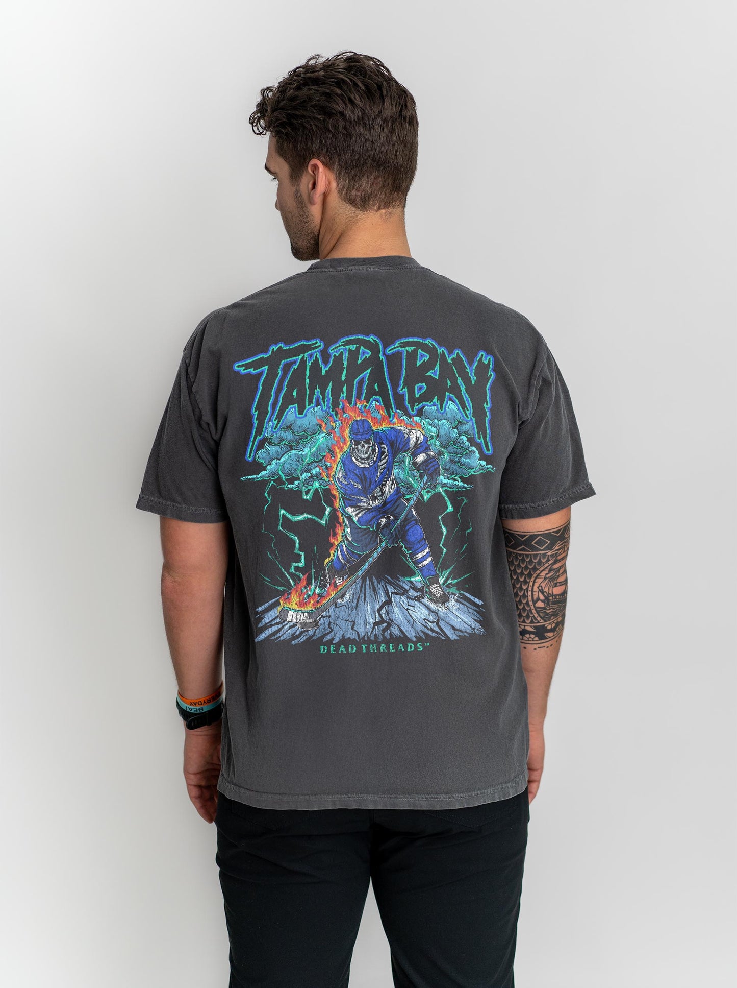 TAMPA BAY HOCKEY - “3 SKULL” PREMIUM T-SHIRT