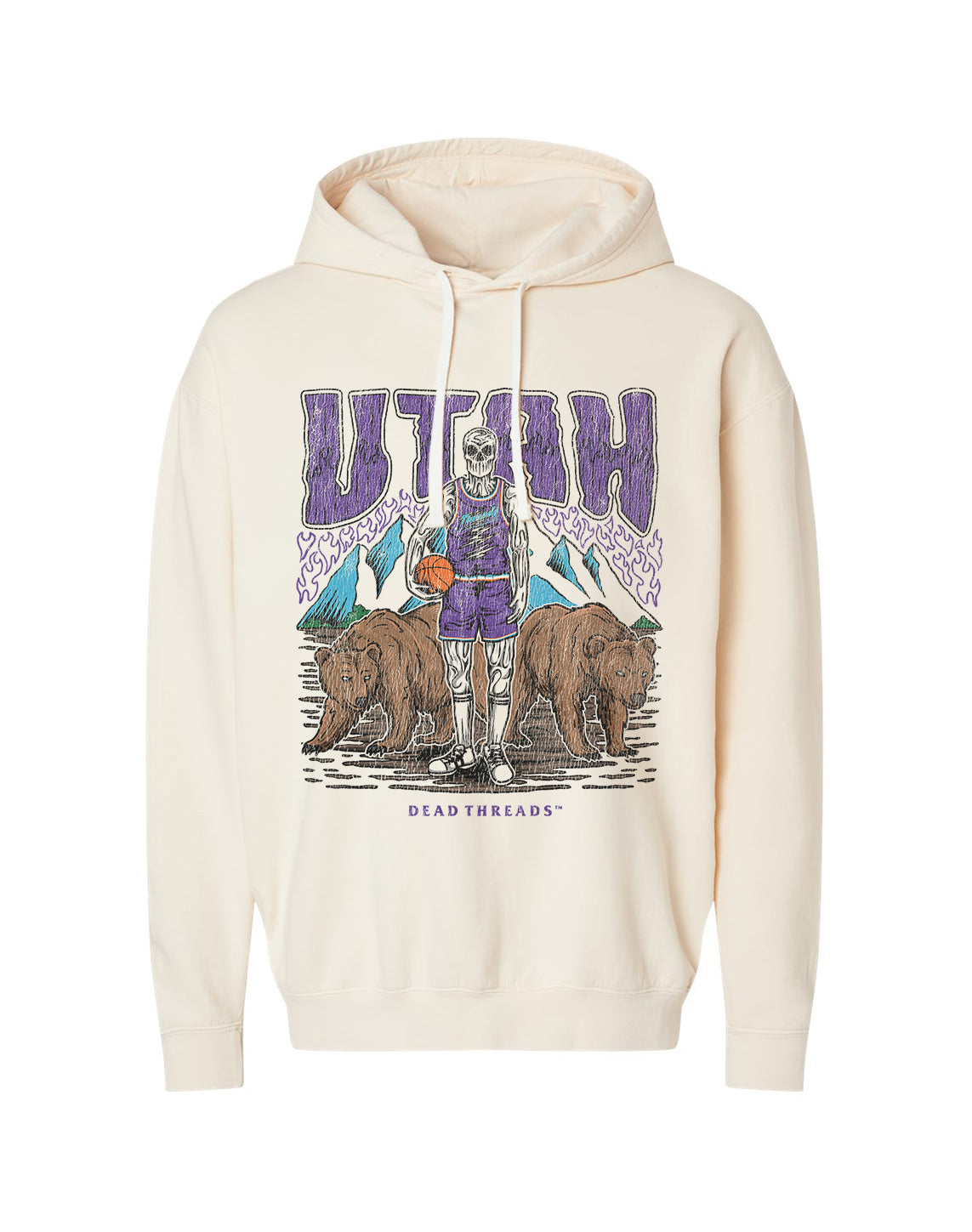 UTAH BASKETBALL - LIGHTWEIGHT HOODIE
