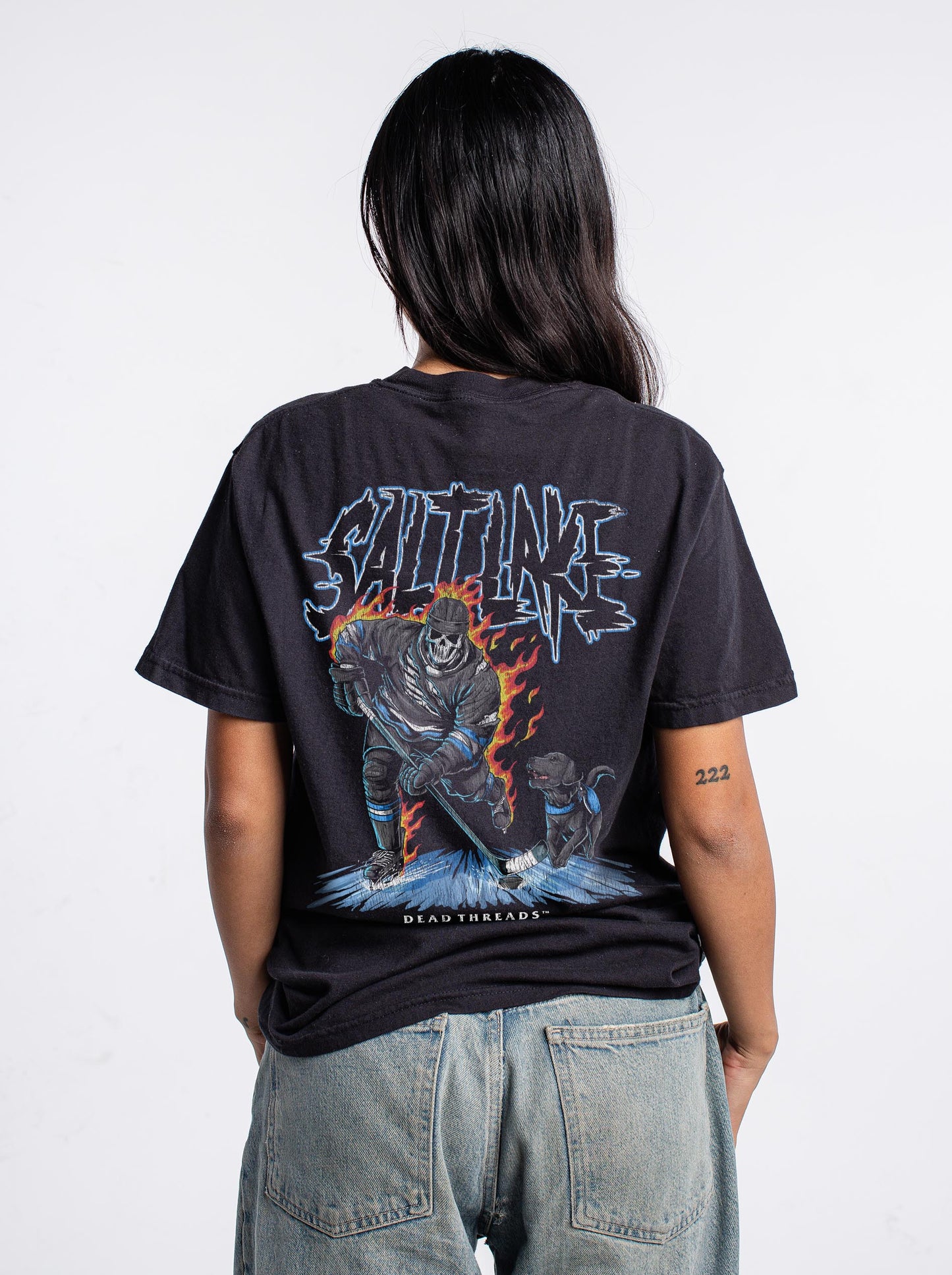 SALT LAKE HOCKEY - “3 SKULL” PREMIUM T-SHIRT