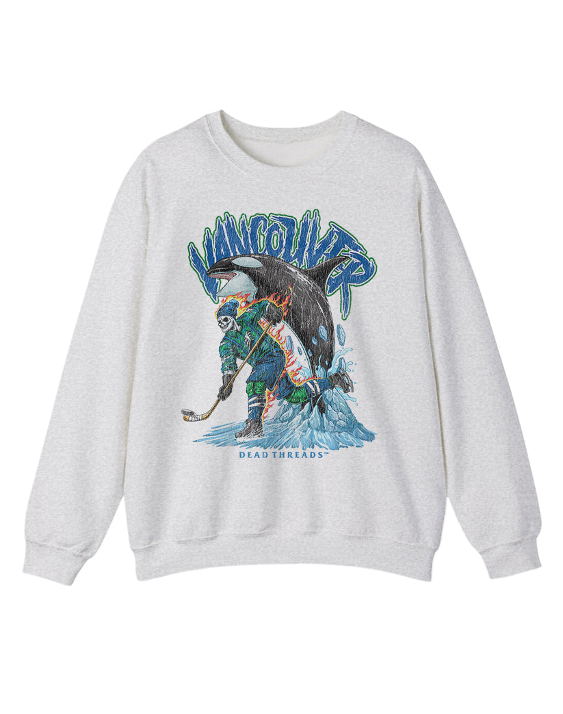 VANCOUVER HOCKEY CREWNECK SWEATSHIRT