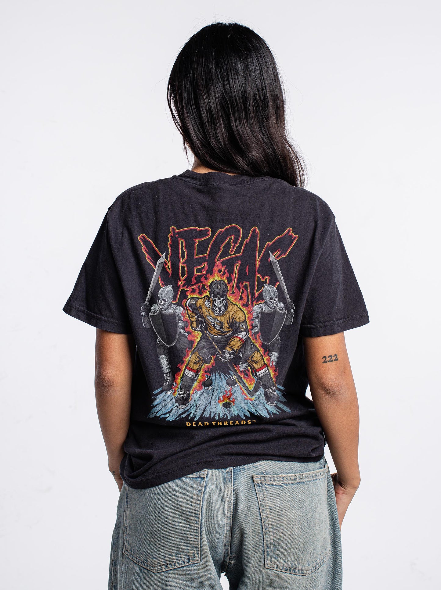 VEGAS HOCKEY - “3 SKULL” PREMIUM T-SHIRT