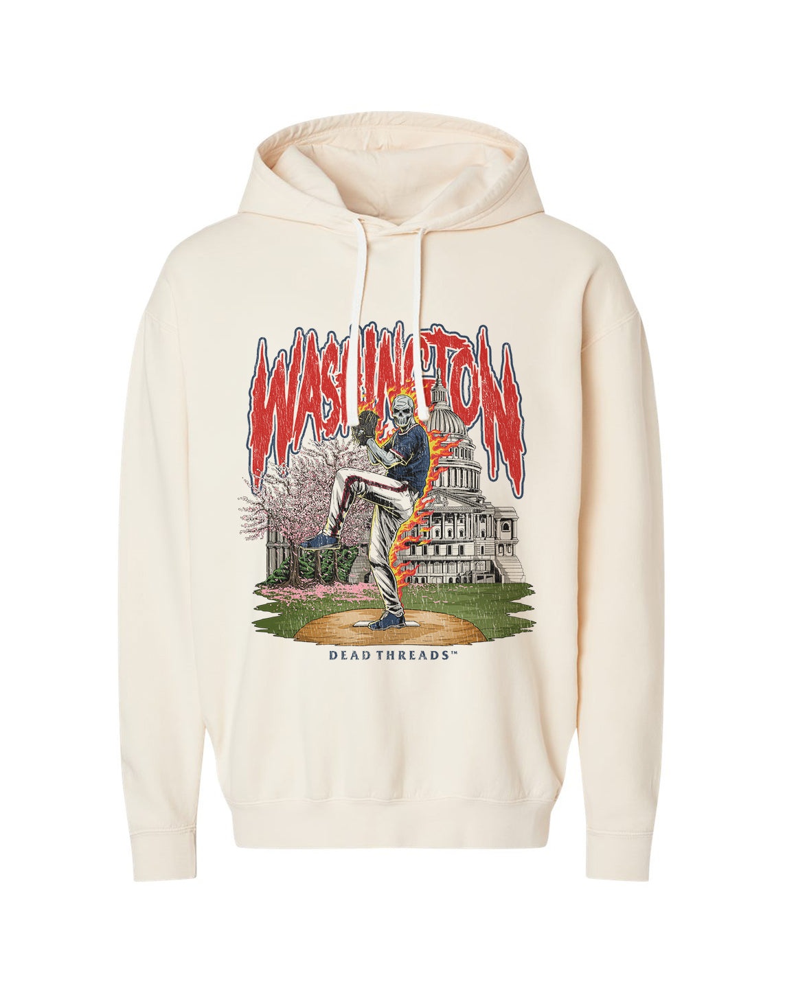 WASHINGTON BASEBALL - LIGHTWEIGHT HOODIE