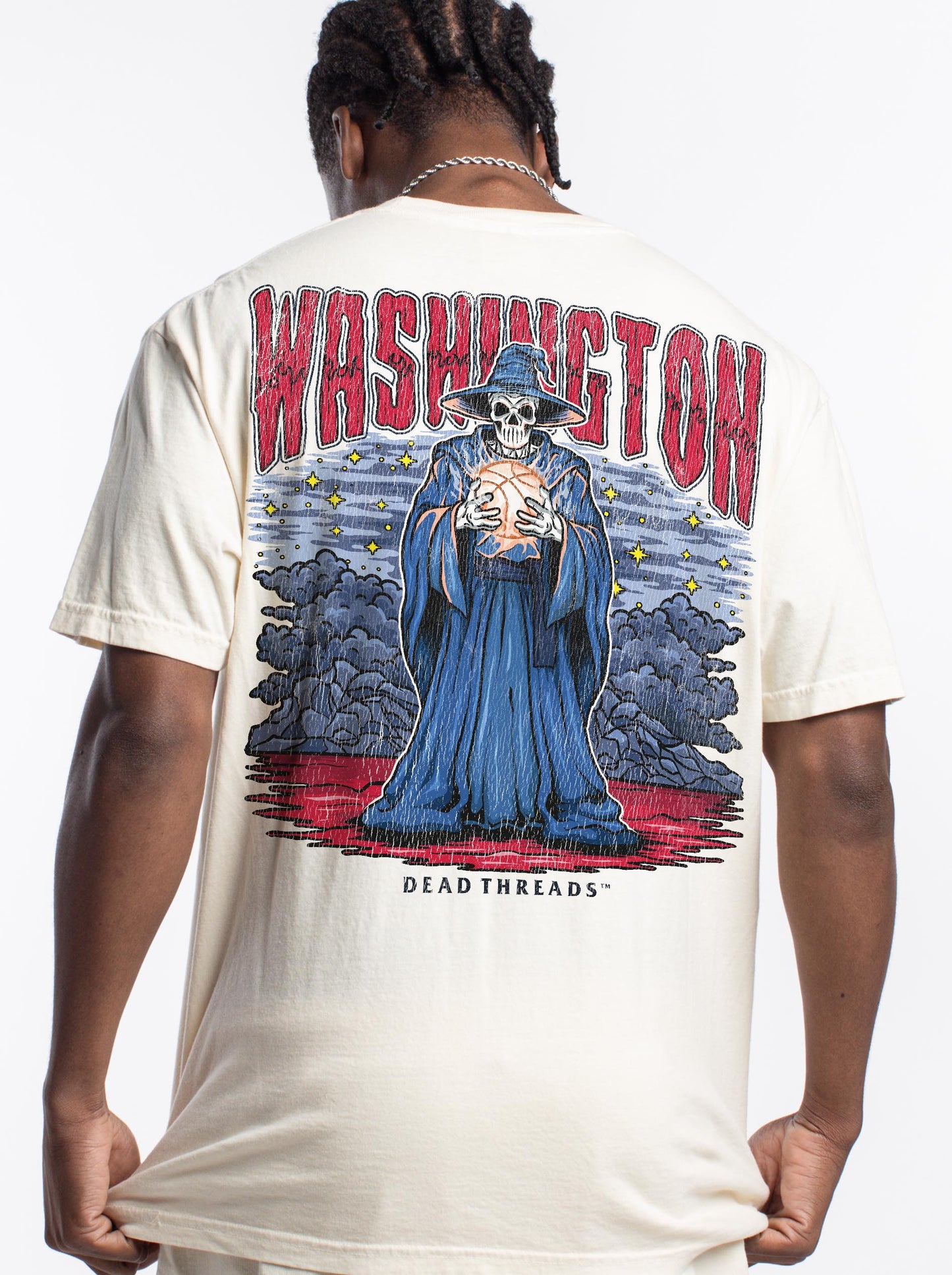 WASHINGTON BASKETBALL - “3 SKULL” PREMIUM T-SHIRT