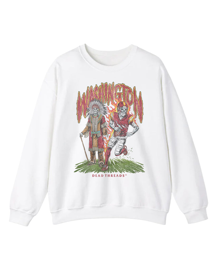 WASHINGTON FOOTBALL v3 CREWNECK SWEATSHIRT
