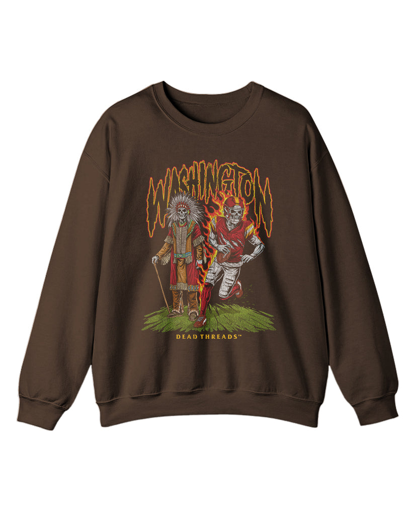 WASHINGTON FOOTBALL v3 CREWNECK SWEATSHIRT