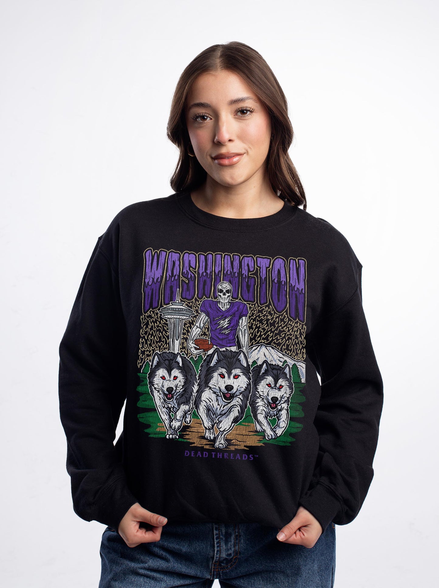 WASHINGTON FOOTBALL CREWNECK SWEATSHIRT