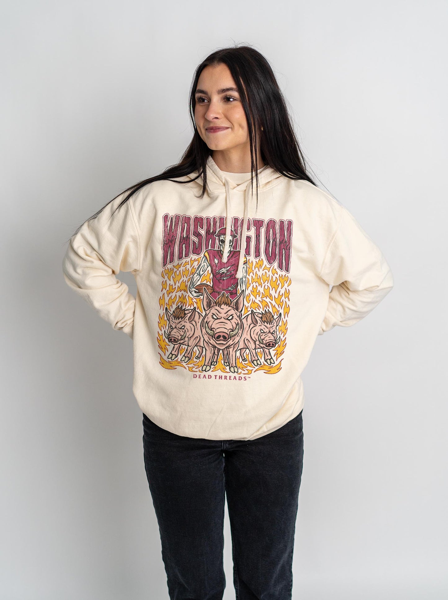 WASHINGTON FOOTBALL v1 - LIGHTWEIGHT HOODIE