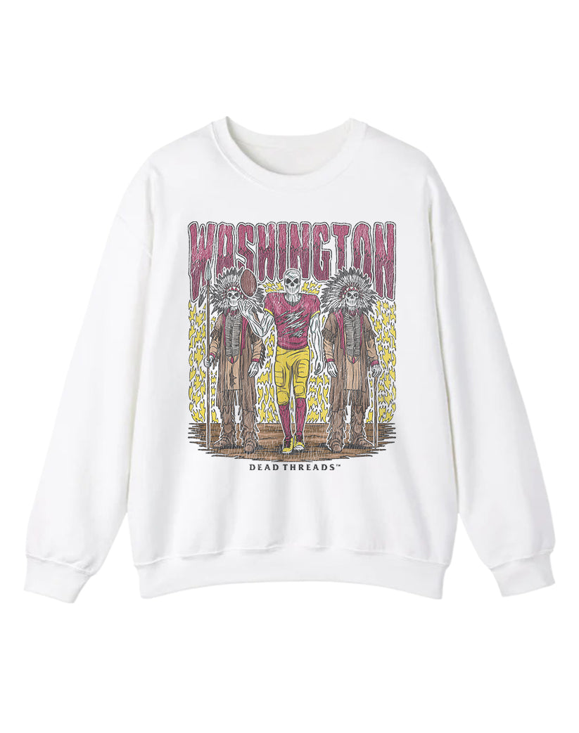 WASHINGTON FOOTBALL v2 CREWNECK SWEATSHIRT