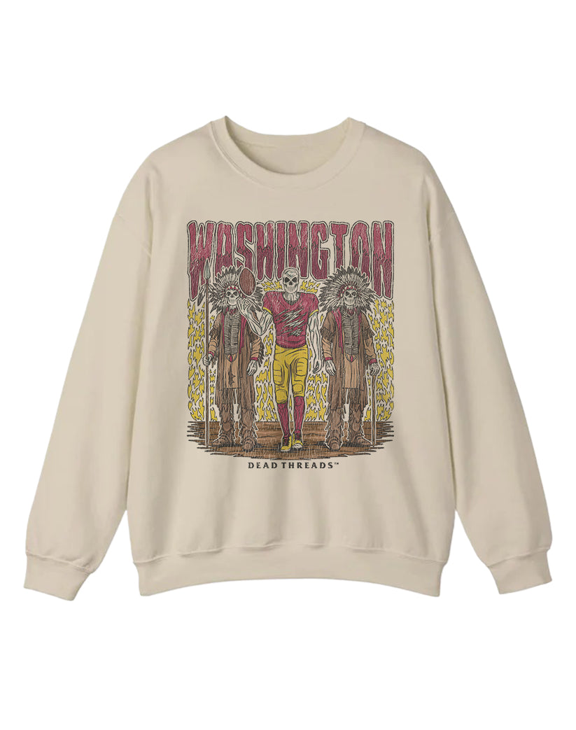 WASHINGTON FOOTBALL v2 CREWNECK SWEATSHIRT