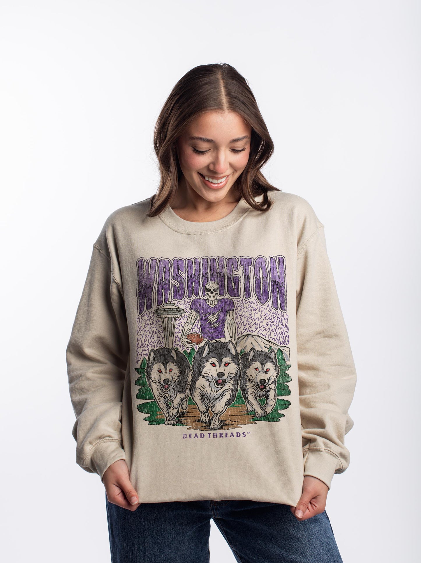 WASHINGTON FOOTBALL CREWNECK SWEATSHIRT