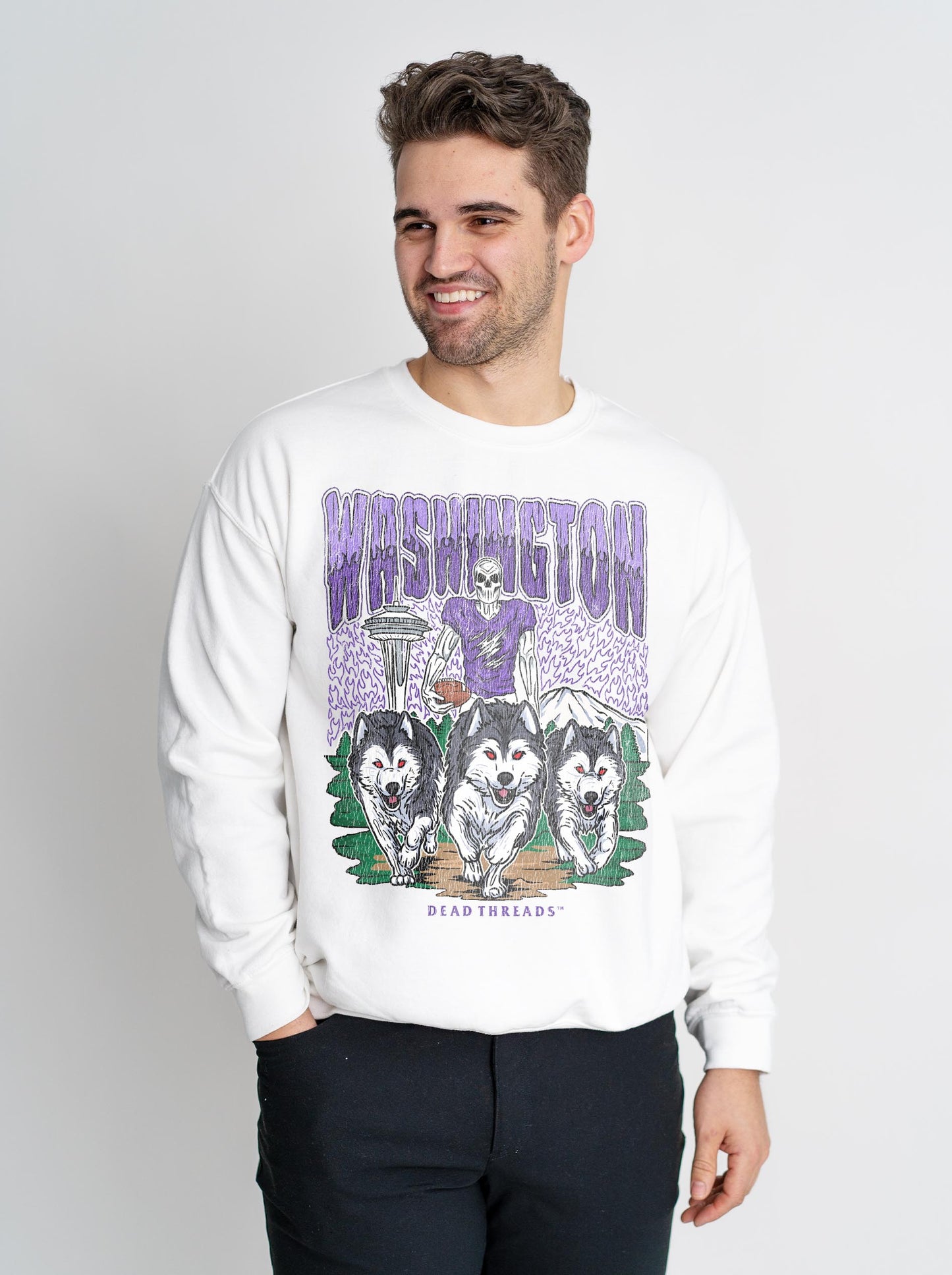 WASHINGTON FOOTBALL CREWNECK SWEATSHIRT