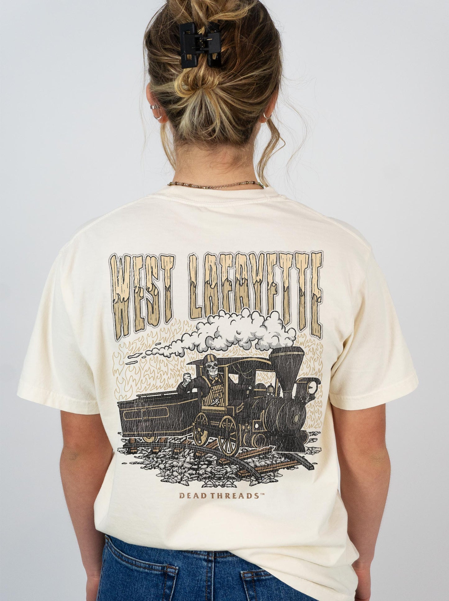 WEST LAFAYETTE - “3 SKULL” PREMIUM T-SHIRT
