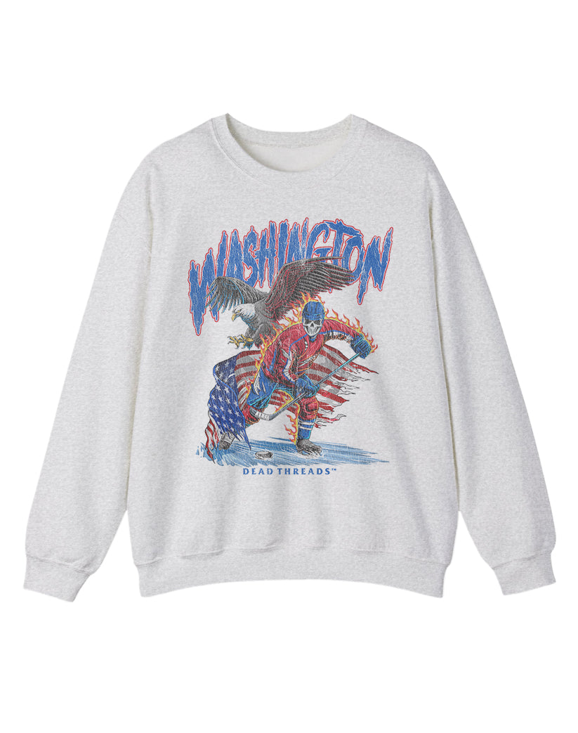 WASHINGTON HOCKEY CREWNECK SWEATSHIRT