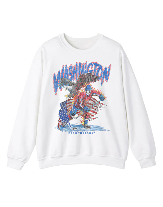 WASHINGTON HOCKEY CREWNECK SWEATSHIRT