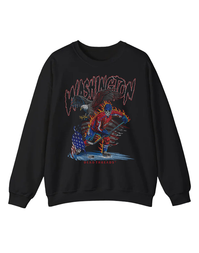 WASHINGTON HOCKEY CREWNECK SWEATSHIRT