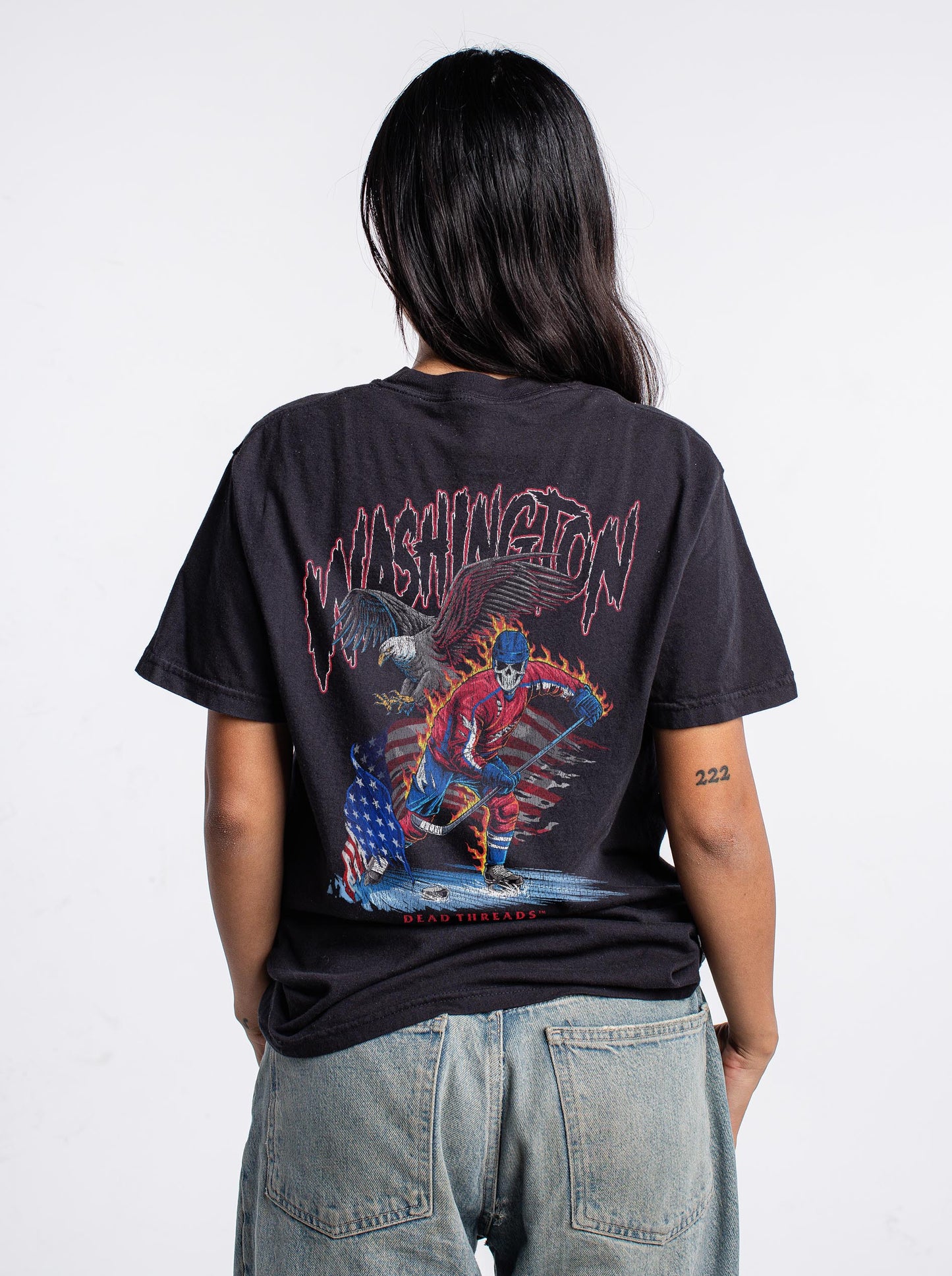 WASHINGTON HOCKEY - “3 SKULL” PREMIUM T-SHIRT