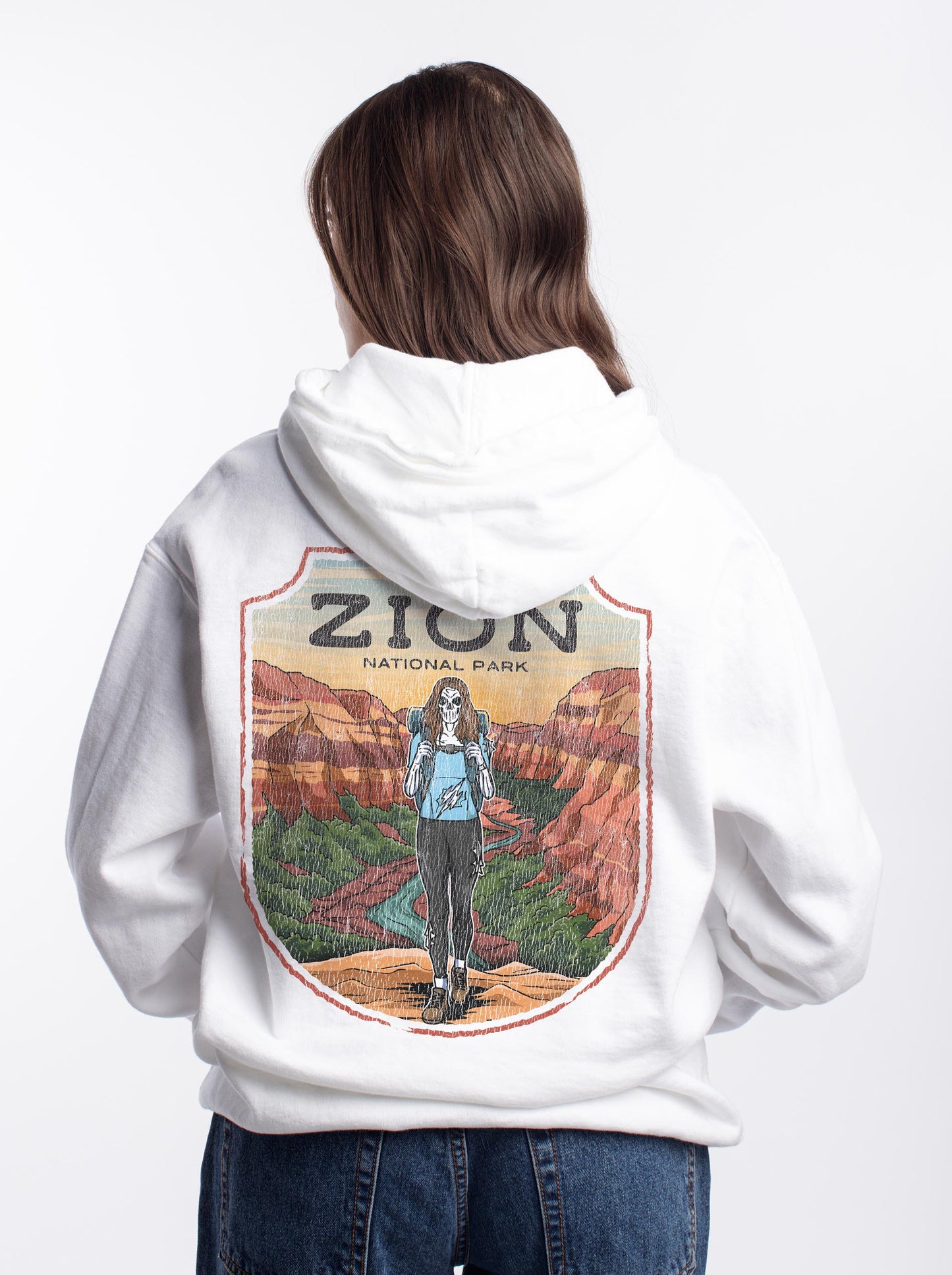 ZION NATIONAL PARK FEMALE - “DT ESSENTIAL" HOODIE