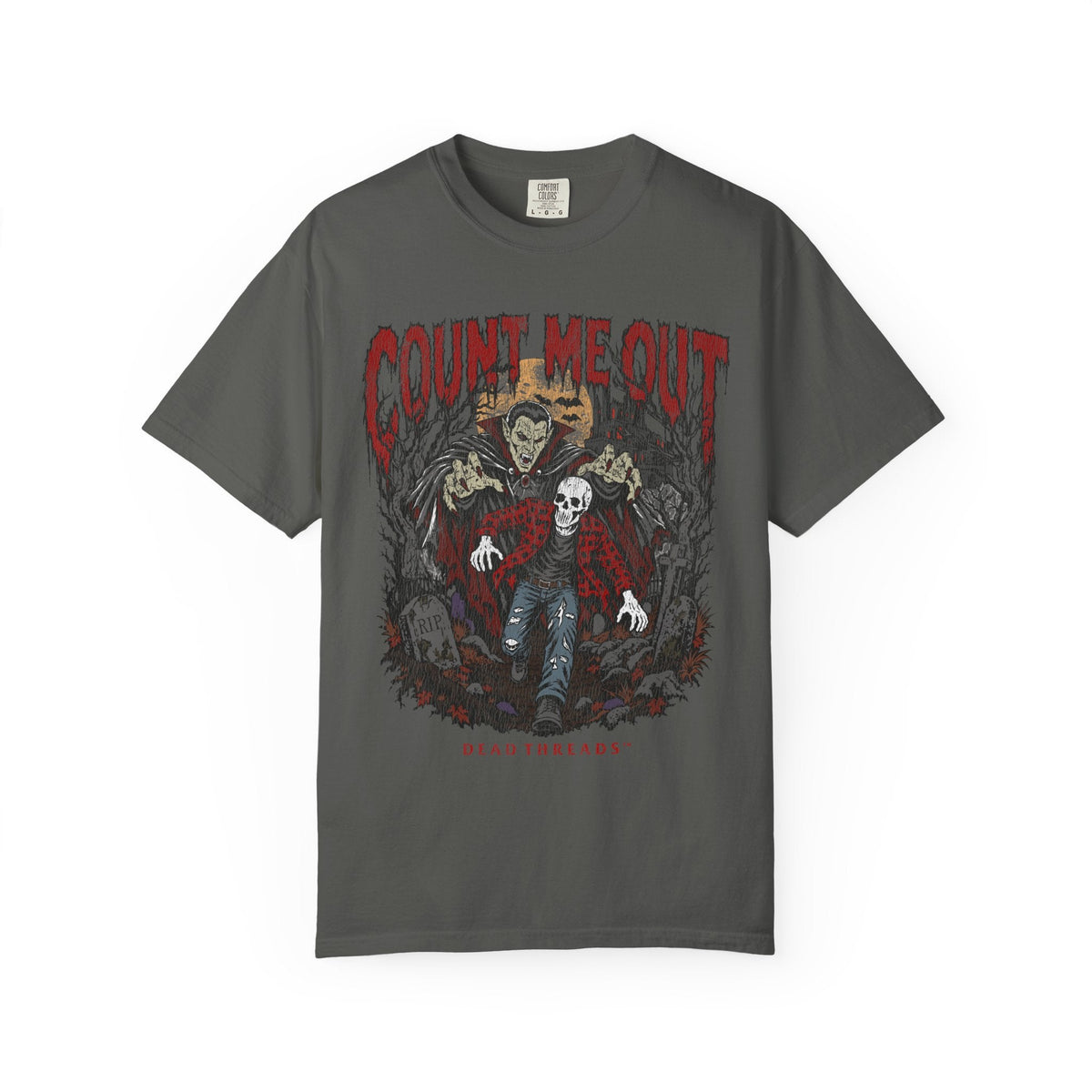 COUNT ME OUT - Halloween Limited Drop – T-Shirt – Dead Threads Apparel