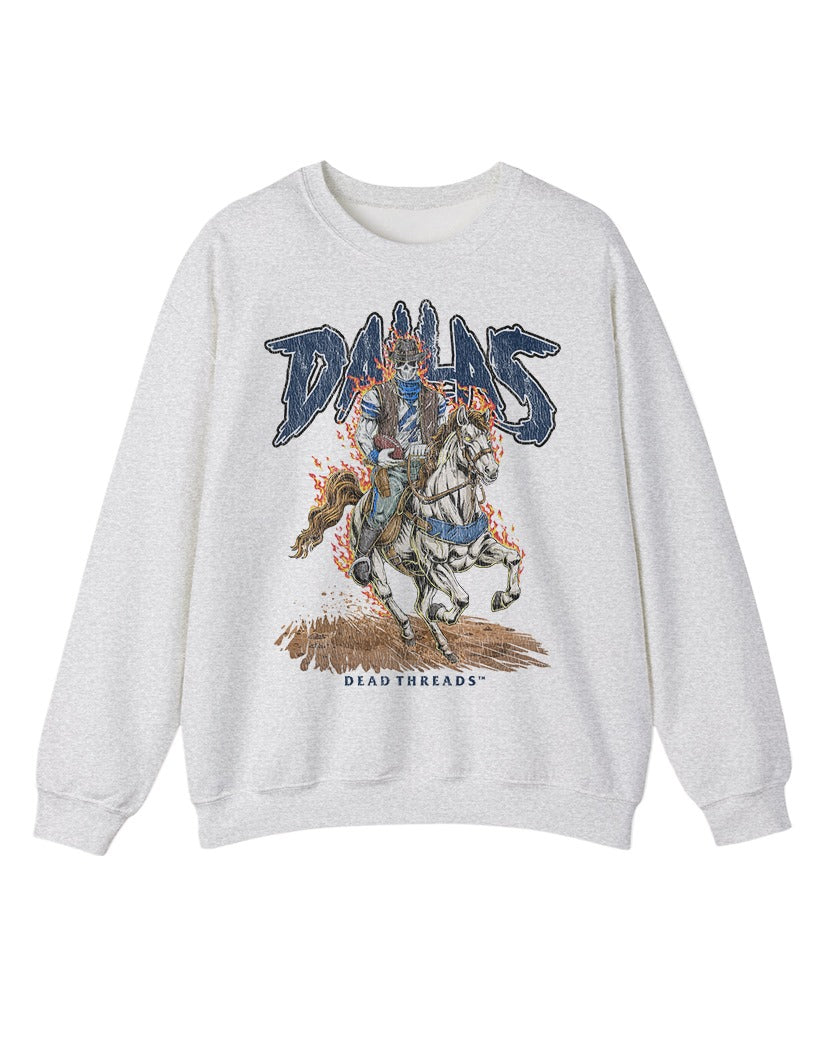 DALLAS FOOTBALL v2 CREWNECK SWEATSHIRT