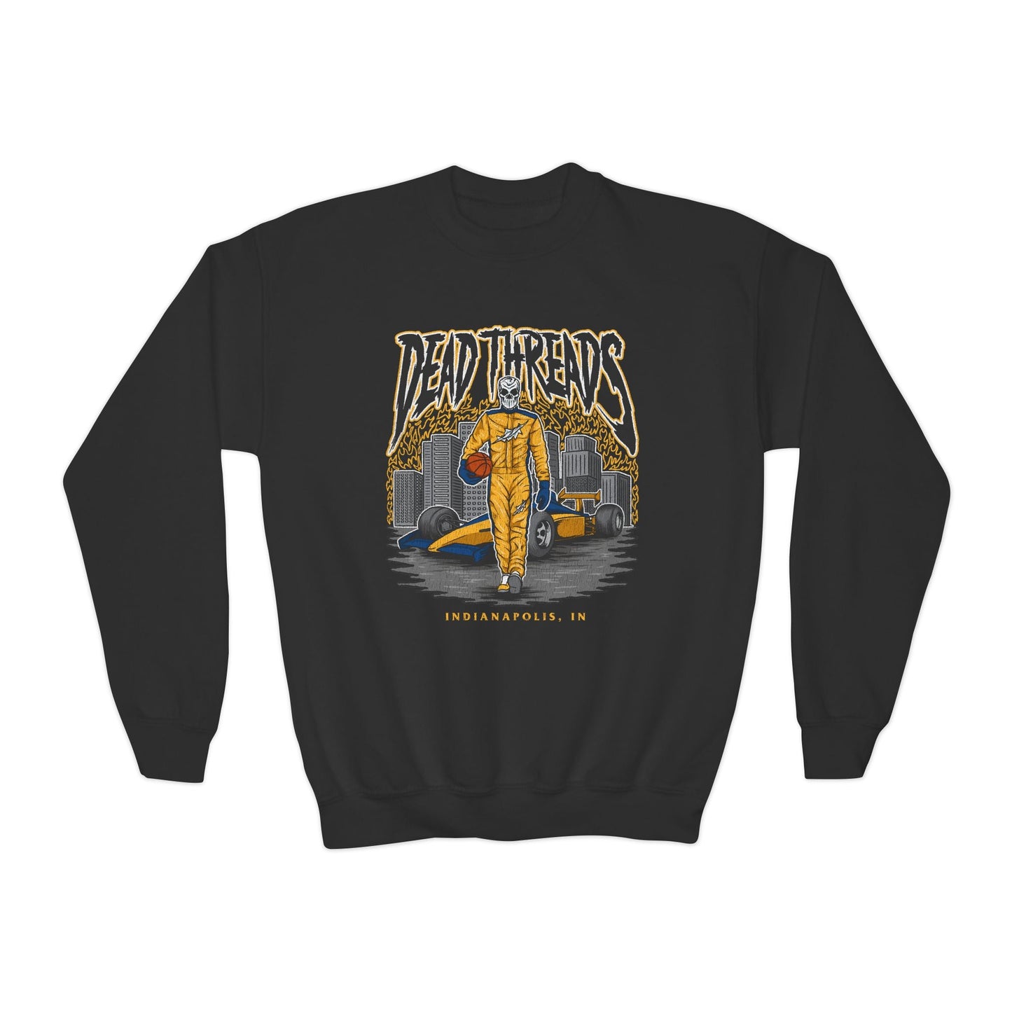 INDIANA BASKETBALL - KIDS CREWNECK SWEATSHIRT – Kids clothes – Dead Threads Apparel