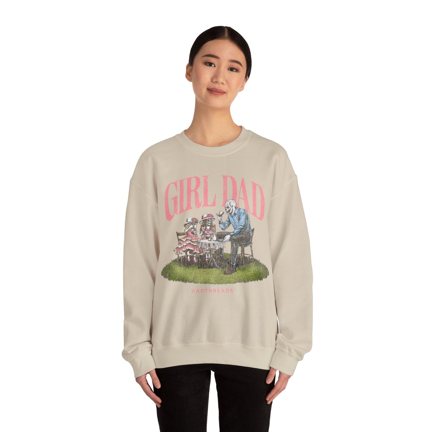 GIRL DAD v2 - CREWNECK SWEATSHIRT