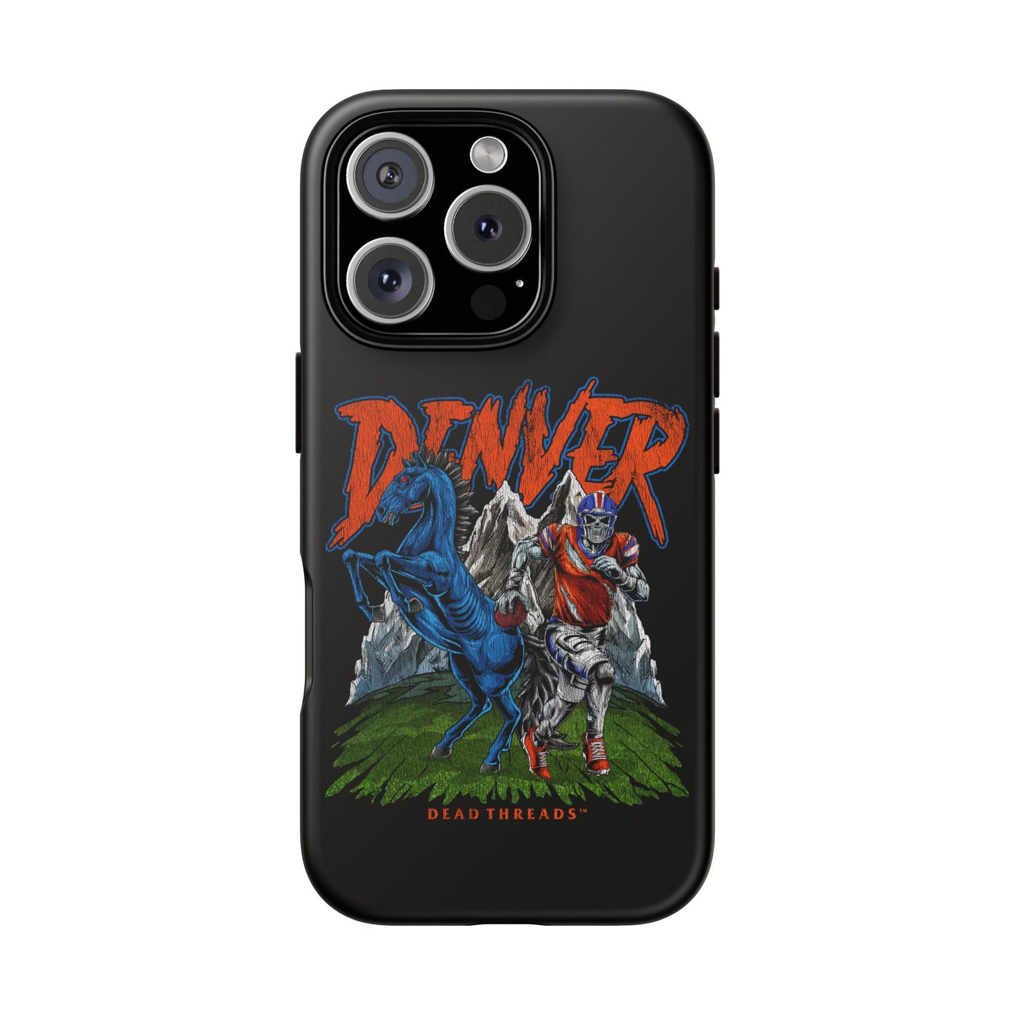 DENVER FOOTBALL v2 - IPHONE TOUGH CASE