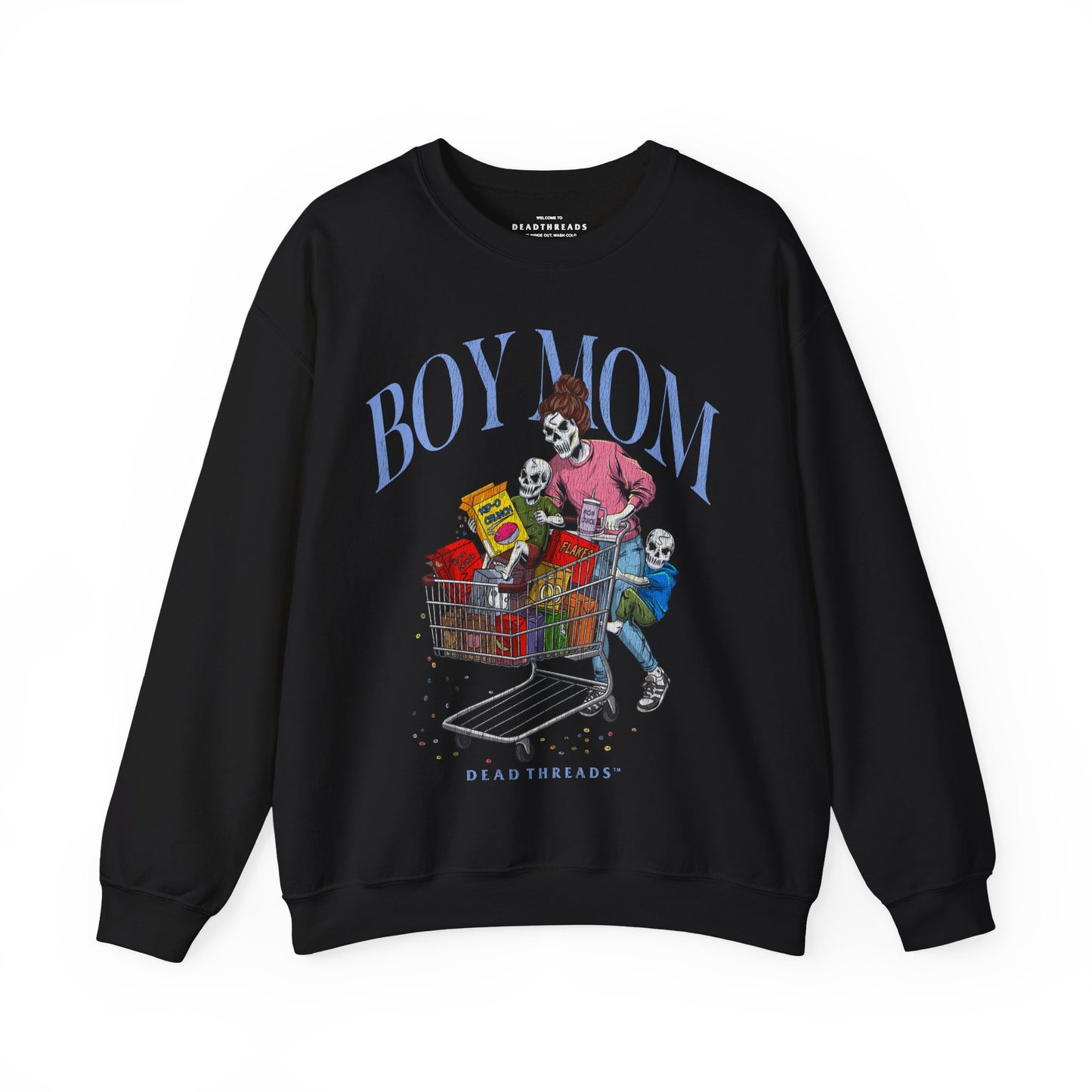 BOY MOM v2 - CREWNECK SWEATSHIRT