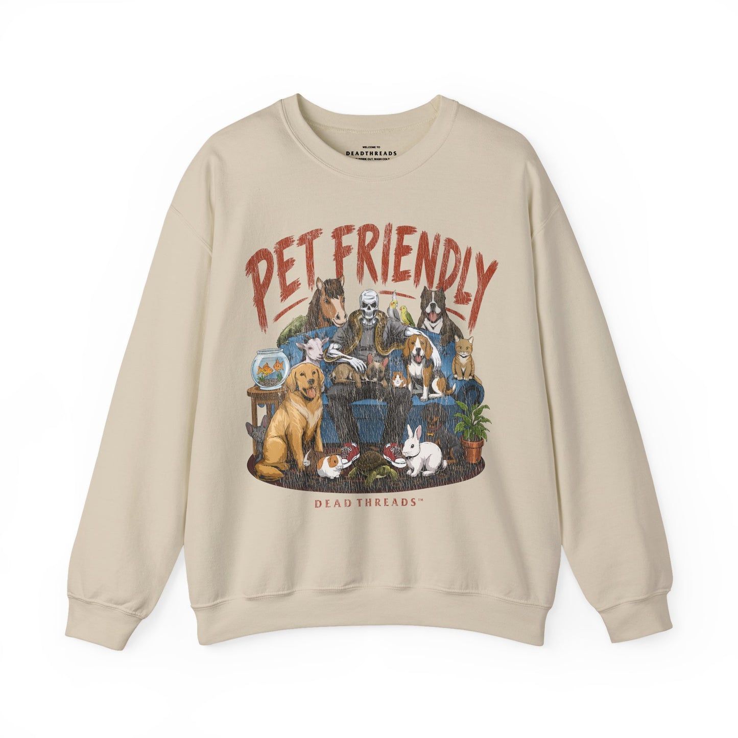 PET FRIENDLY (MALE) - CREWNECK SWEATSHIRT