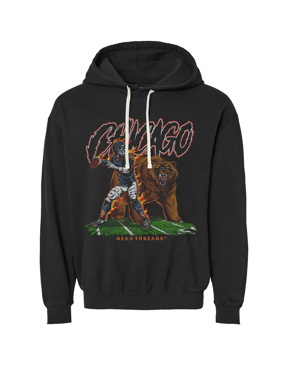 CHICAGO FOOTBALL v2 - LIGHTWEIGHT HOODIE