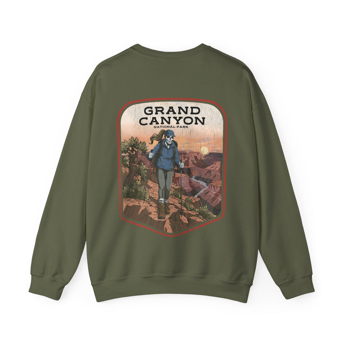 GRAND CANYON NATIONAL PARK (FEMALE) - “DT ESSENTIAL" CREWNECK SWEATSHIRT