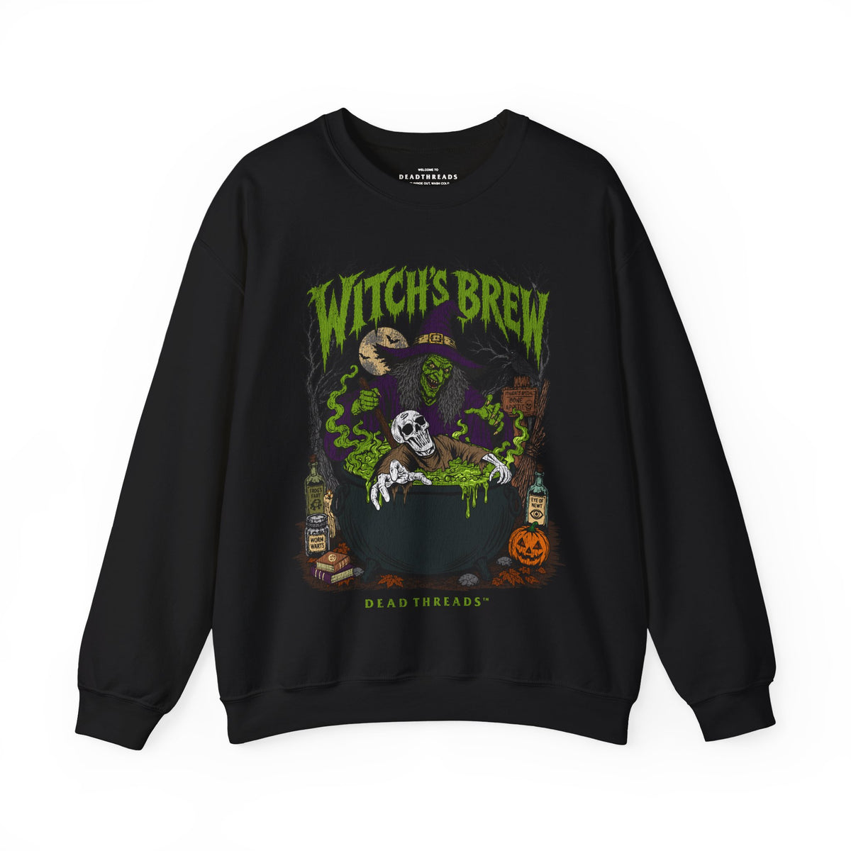 WITCH'S BREW CREWNECK SWEATSHIRT - Halloween Limited Drop