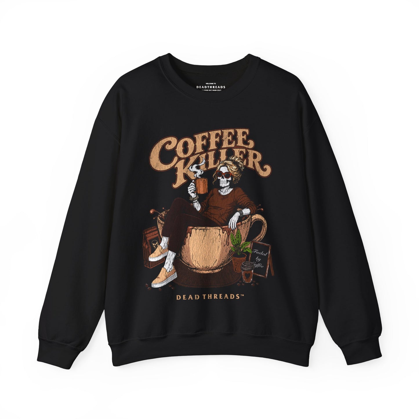 COFFEE KILLER - CREWNECK SWEATSHIRT