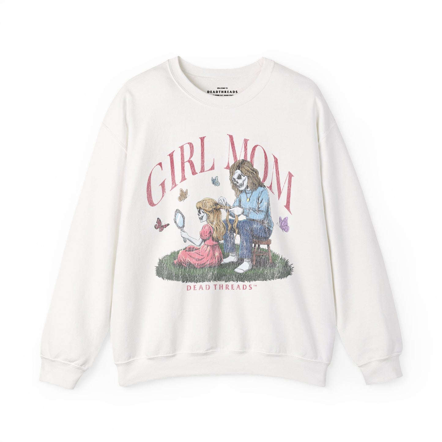 GIRL MOM v1 - CREWNECK SWEATSHIRT
